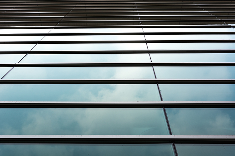 clouds-reflected-building